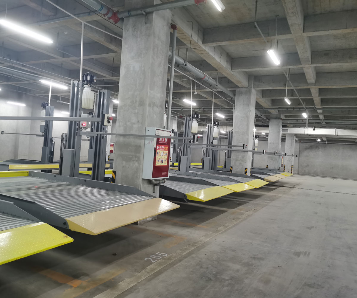 湖南省兩層簡易式停車立體車庫二手