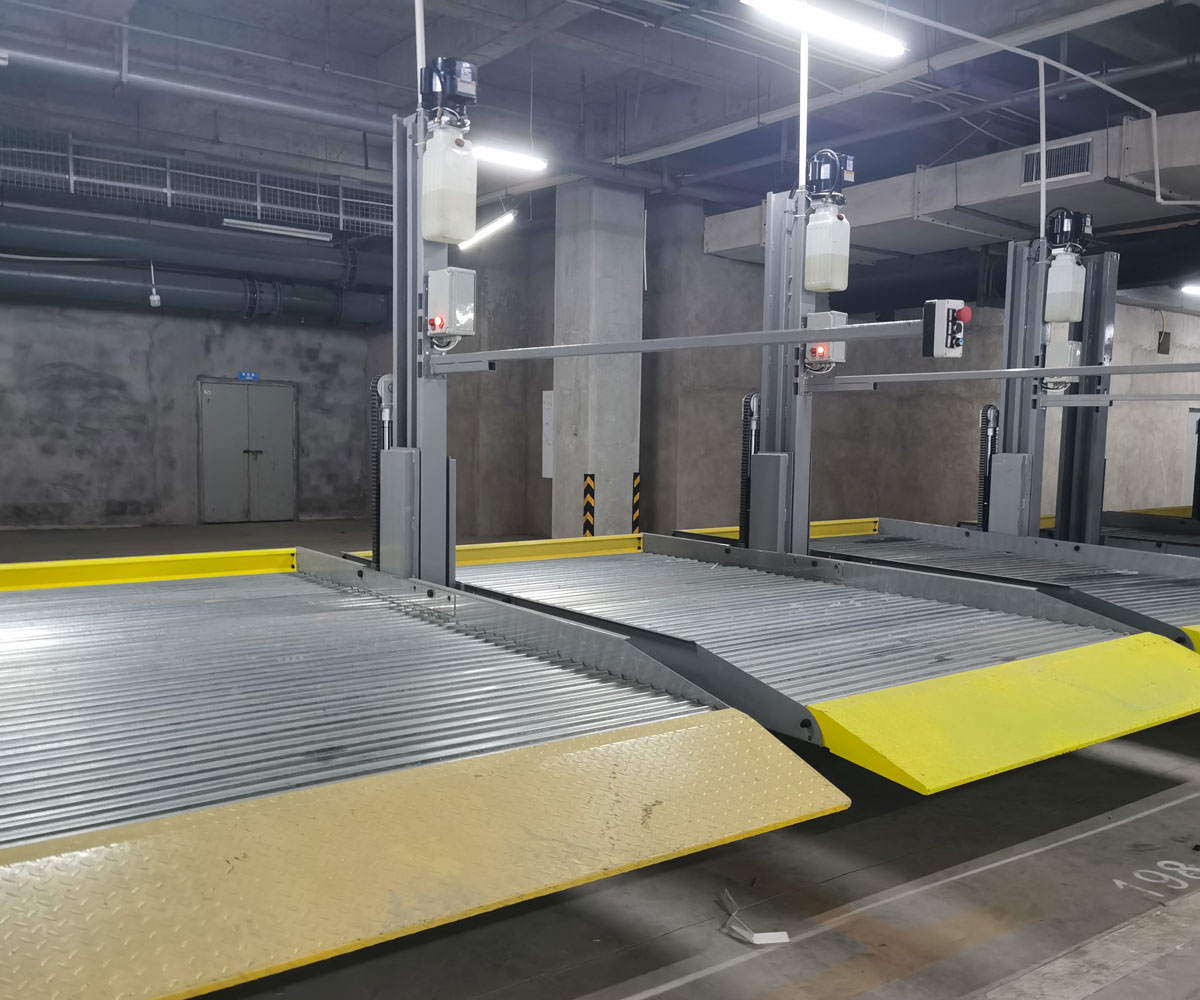 渝北區三層升降橫移式立體車庫停車設備租賃