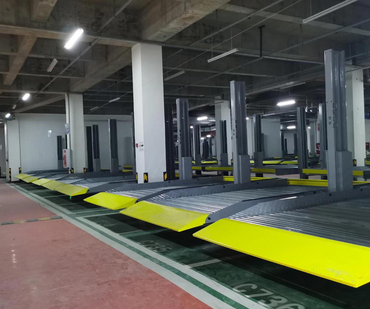 忠縣2層簡易升降類機械停車設備回收