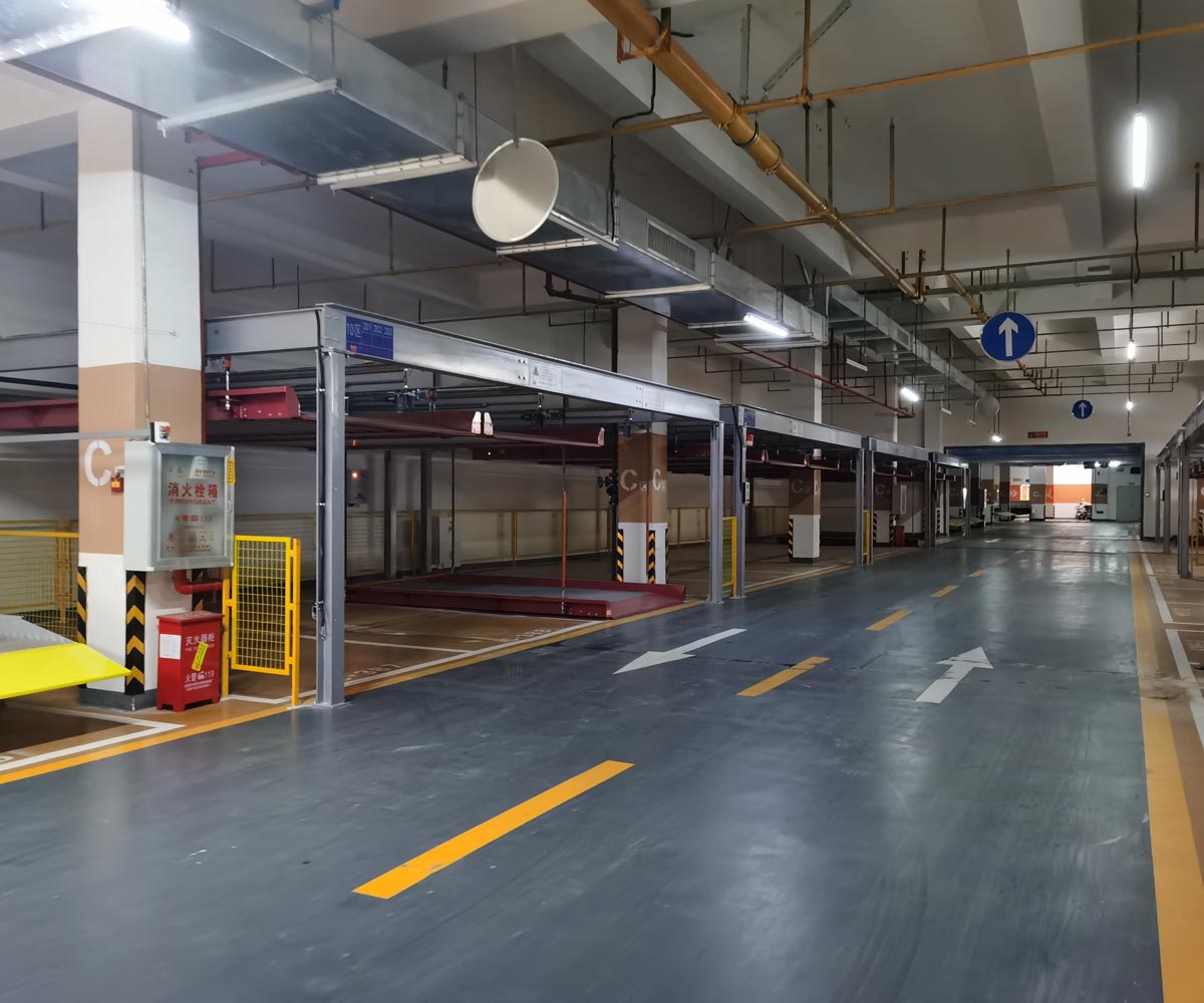 湖南省小區雙柱簡易升降類立體車庫