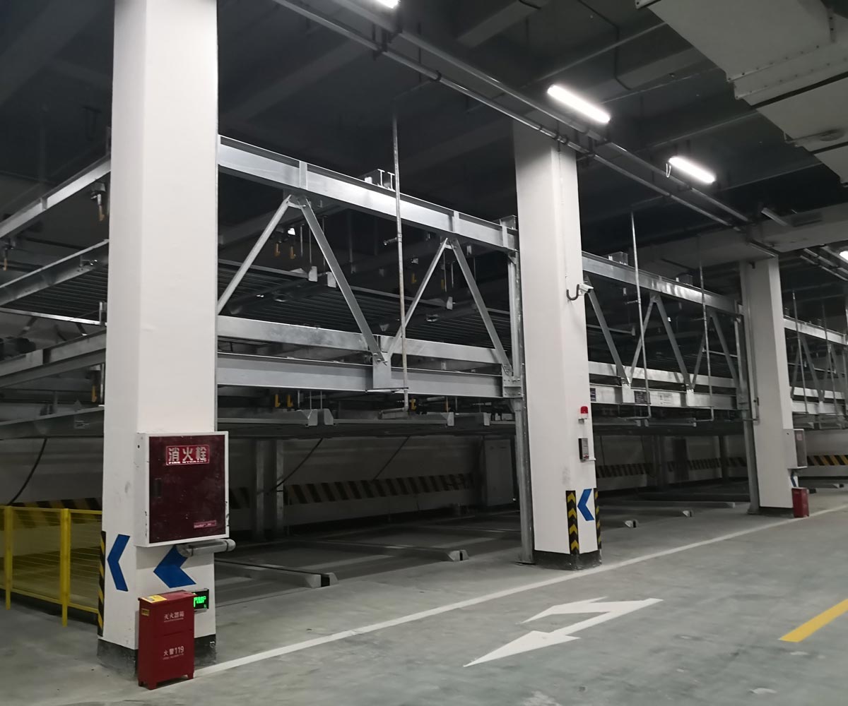 忠縣三層升降橫移式立體停車位