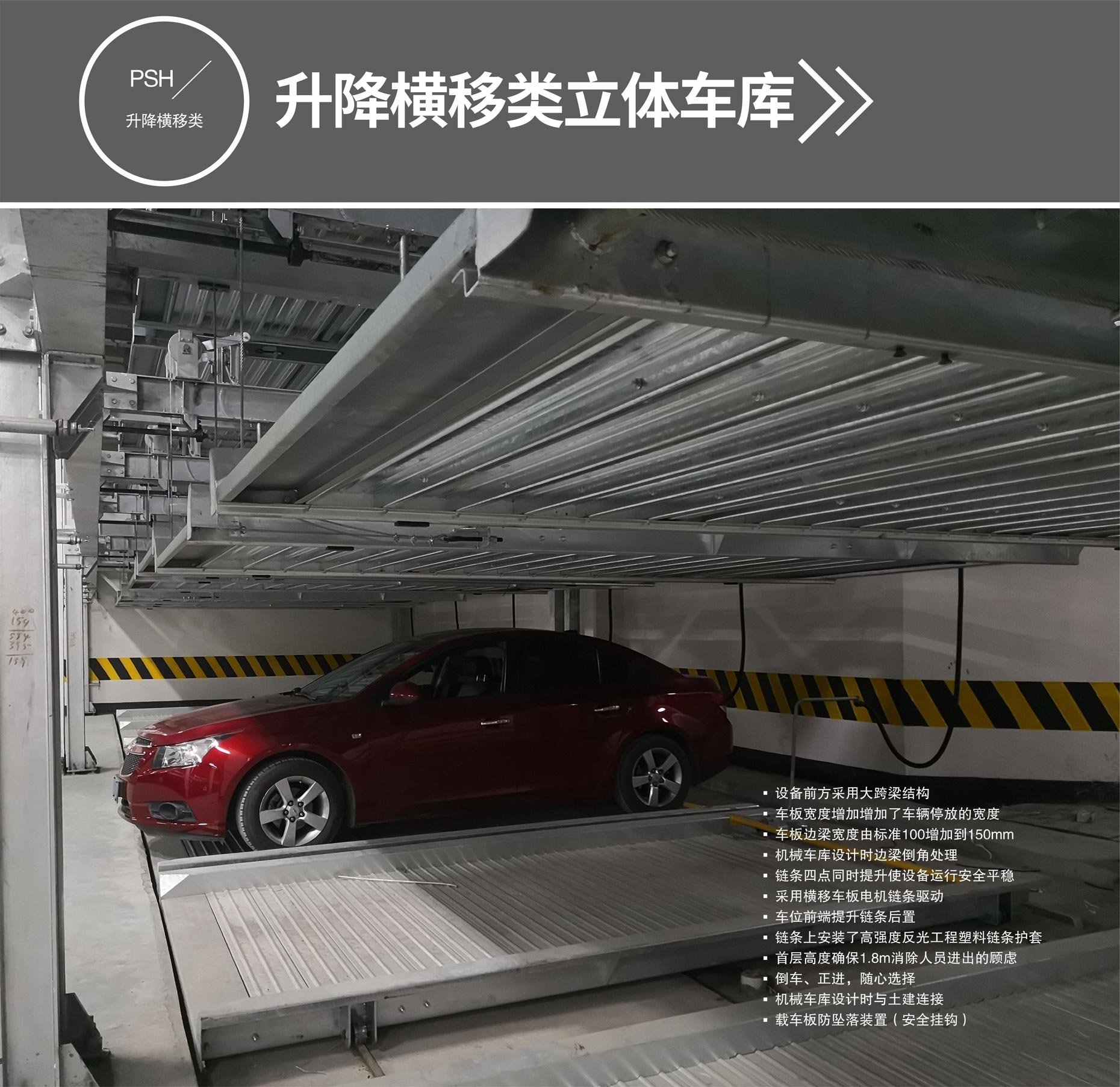 四立柱簡(jiǎn)易升降機(jī)械式立體車(chē)庫(kù)設(shè)備升降橫移式立體車(chē)庫(kù)